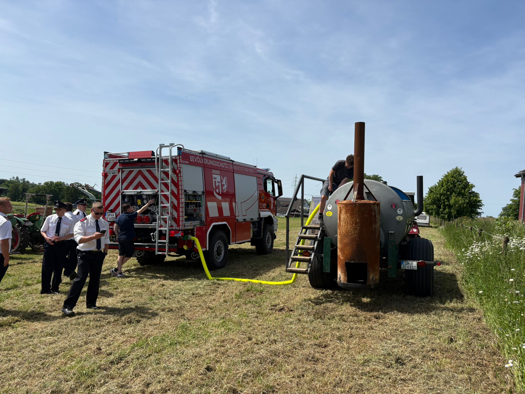 Zu Gast beim Jubiläumsfest der Löschgruppe Kempershöhe